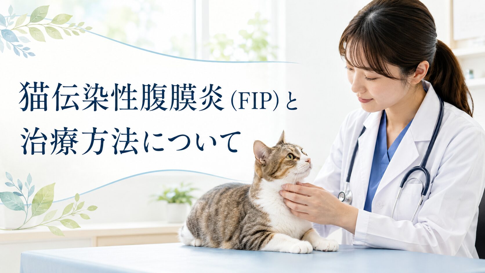 猫伝染性腹膜炎（FIP）と治療方法についてイメージ