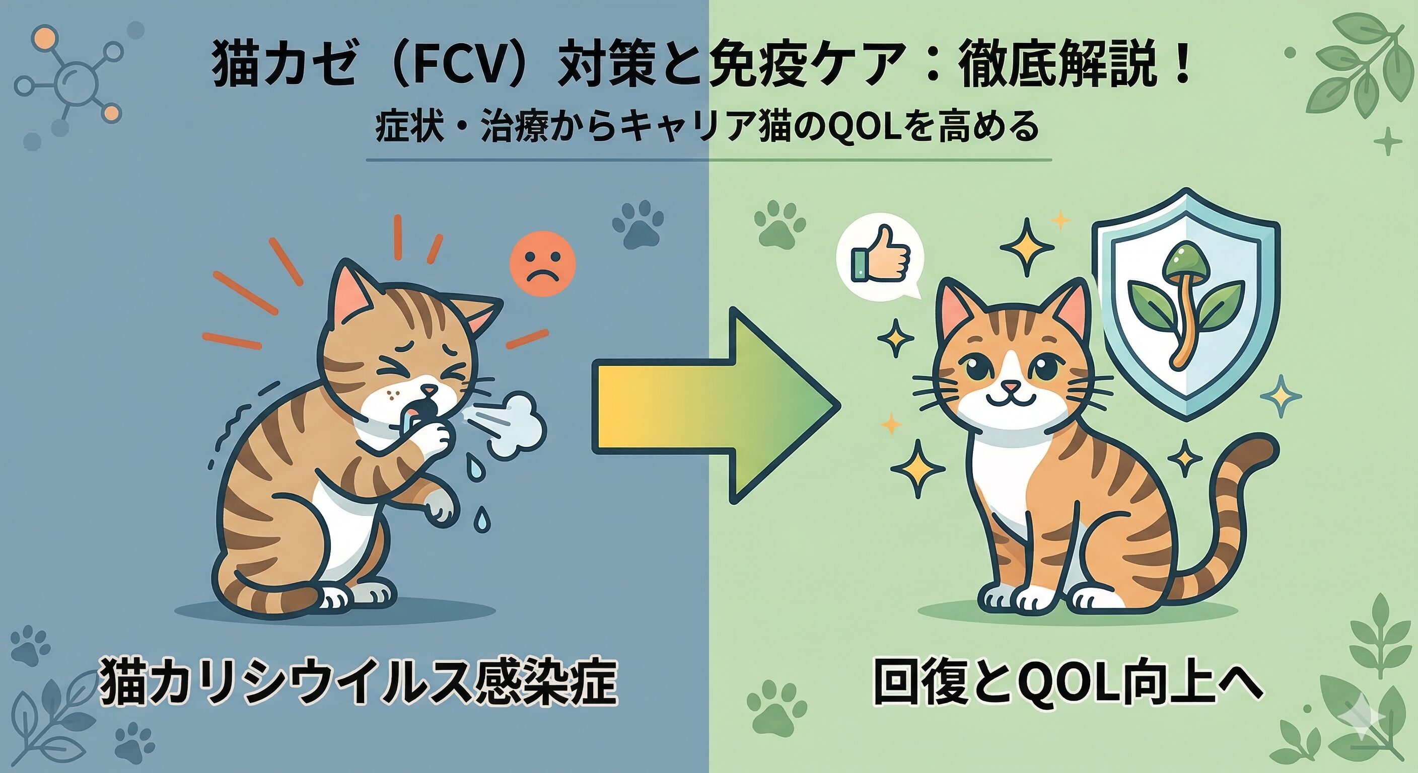 猫カリシウイルス感染症を徹底解説！症状・予防法から、キャリア猫の