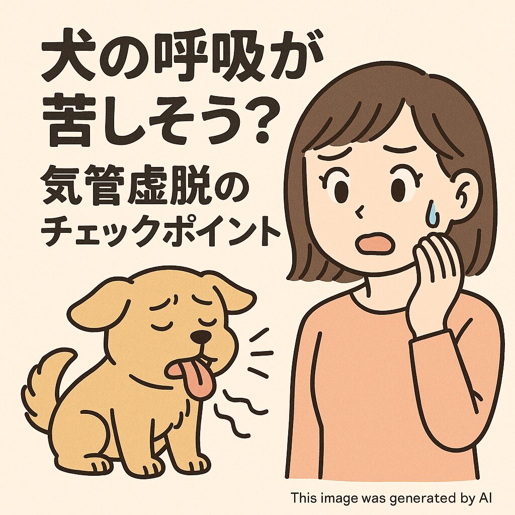 犬の呼吸が苦しそう？気管虚脱のチェックポイント