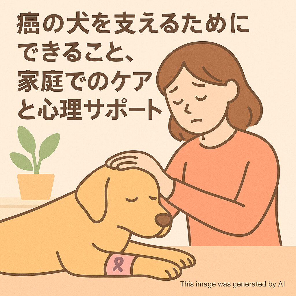 癌の犬を支えるためにできること、家庭でのケアと心理サポート