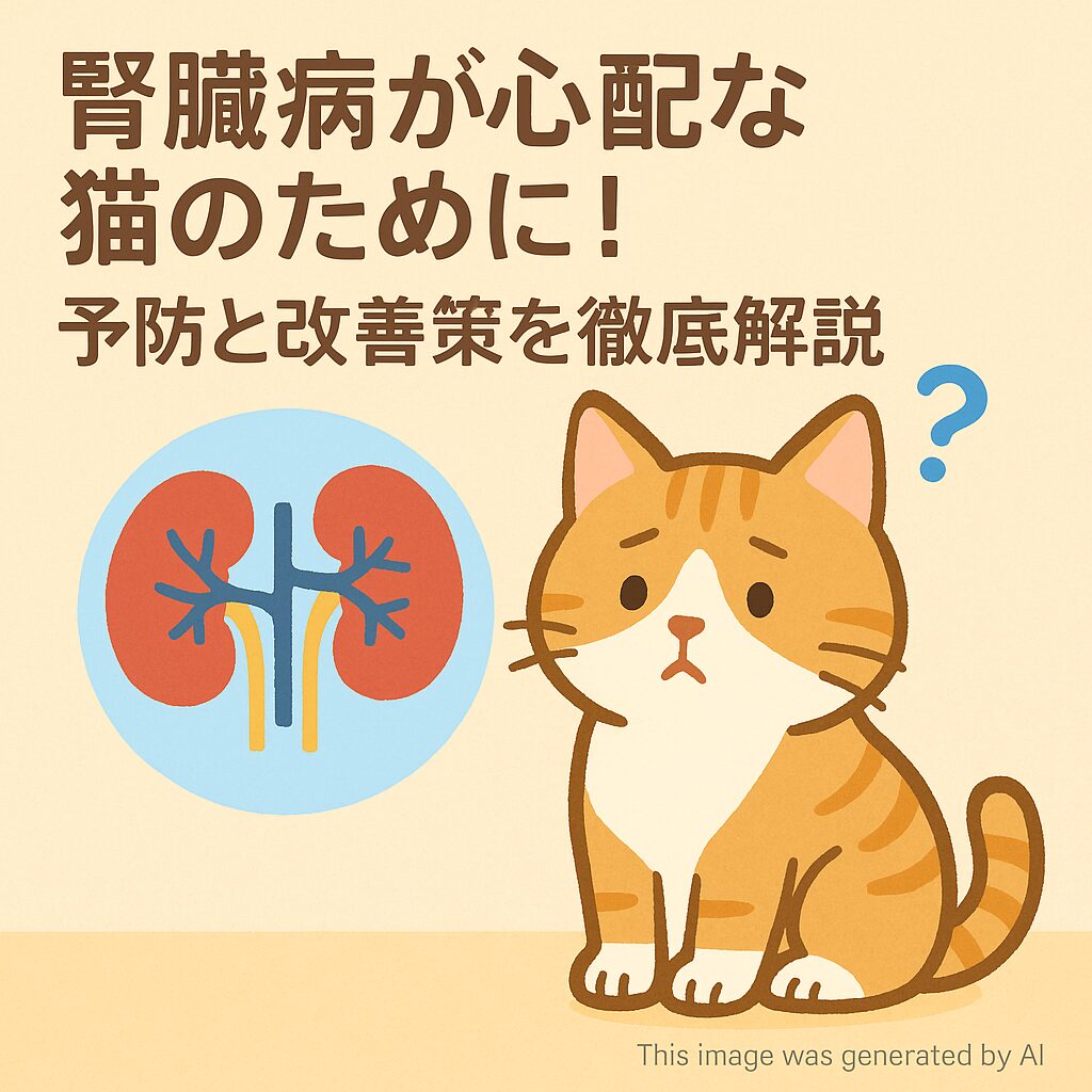 腎臓病が心配な猫のために！予防と改善策を徹底解説