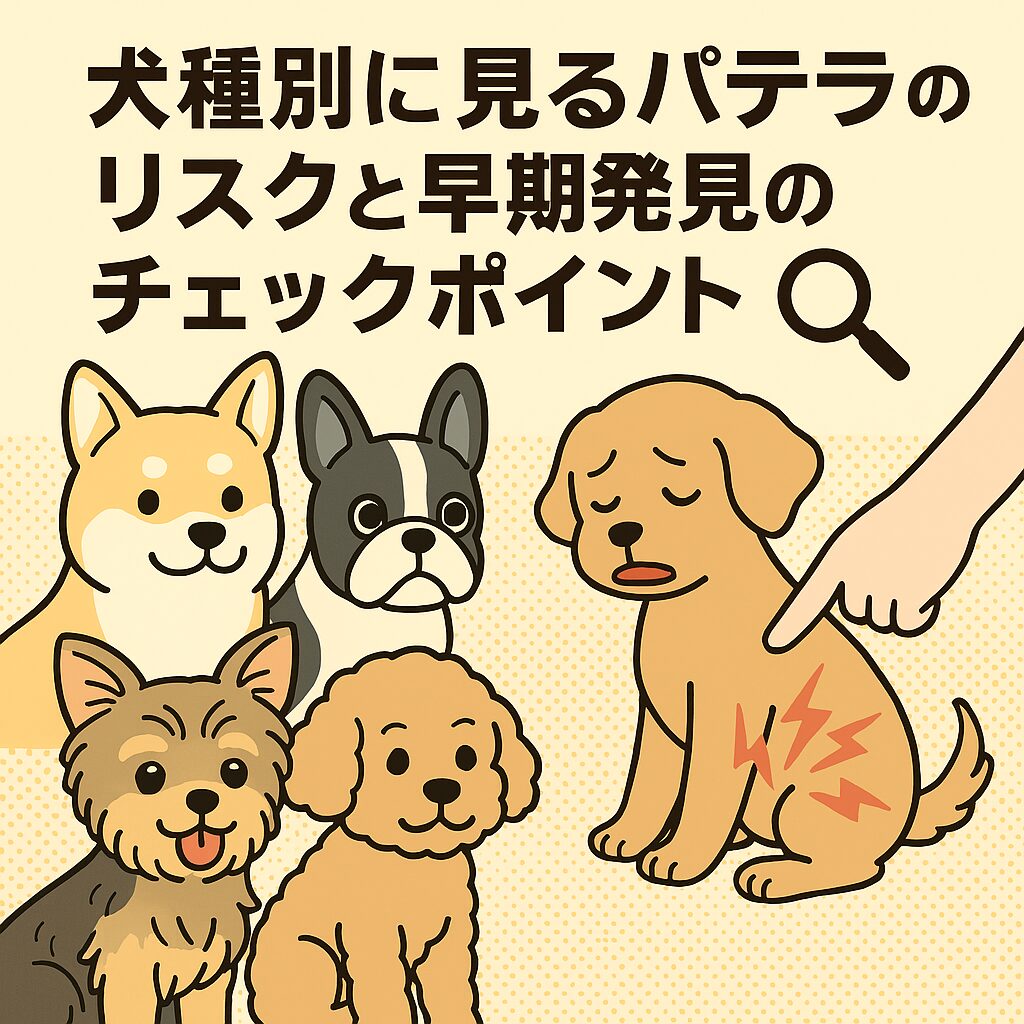 犬種別に見るパテラのリスクと早期発見のチェックポイント