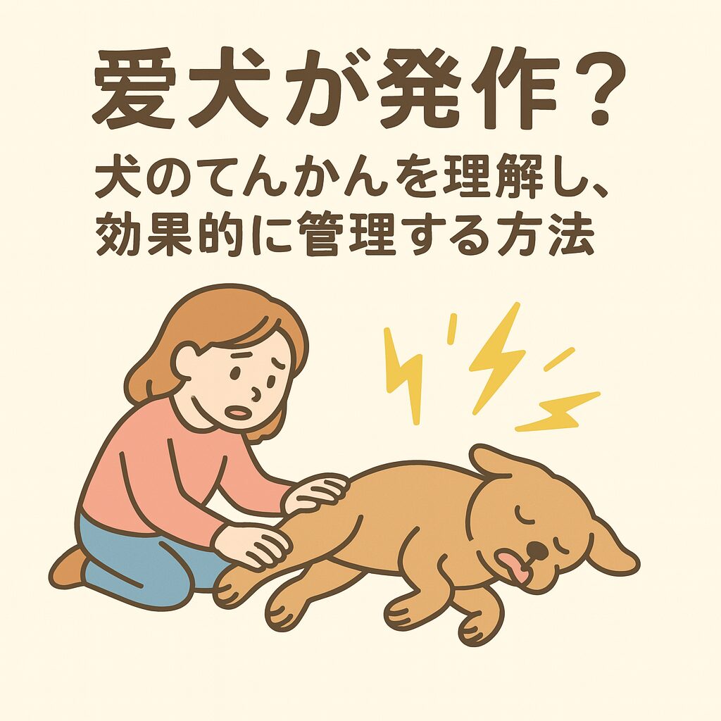 愛犬が発作?犬のてんかんを理解し、効果的に管理する方法