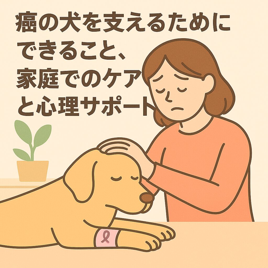 癌の犬を支えるためにできること、家庭でのケアと心理サポート