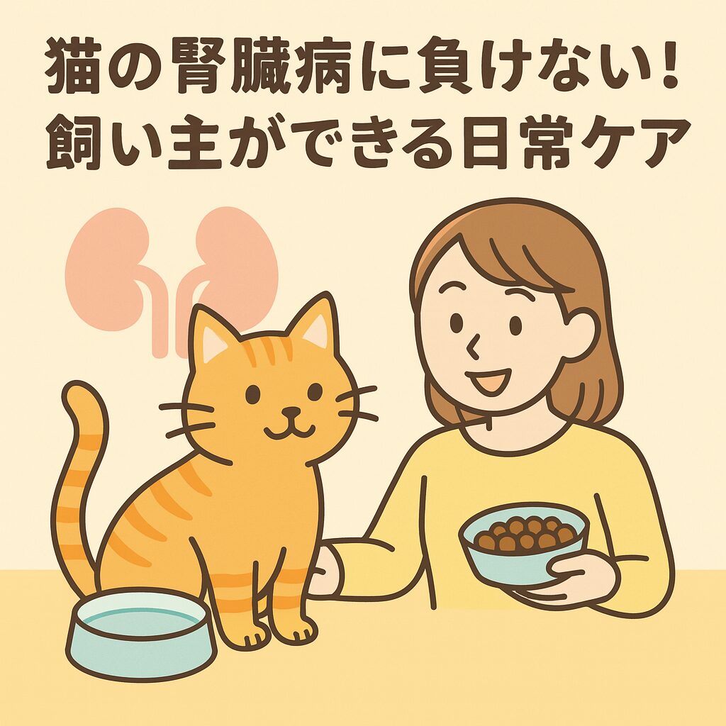 猫の腎臓病に負けない！飼い主ができる日常ケア