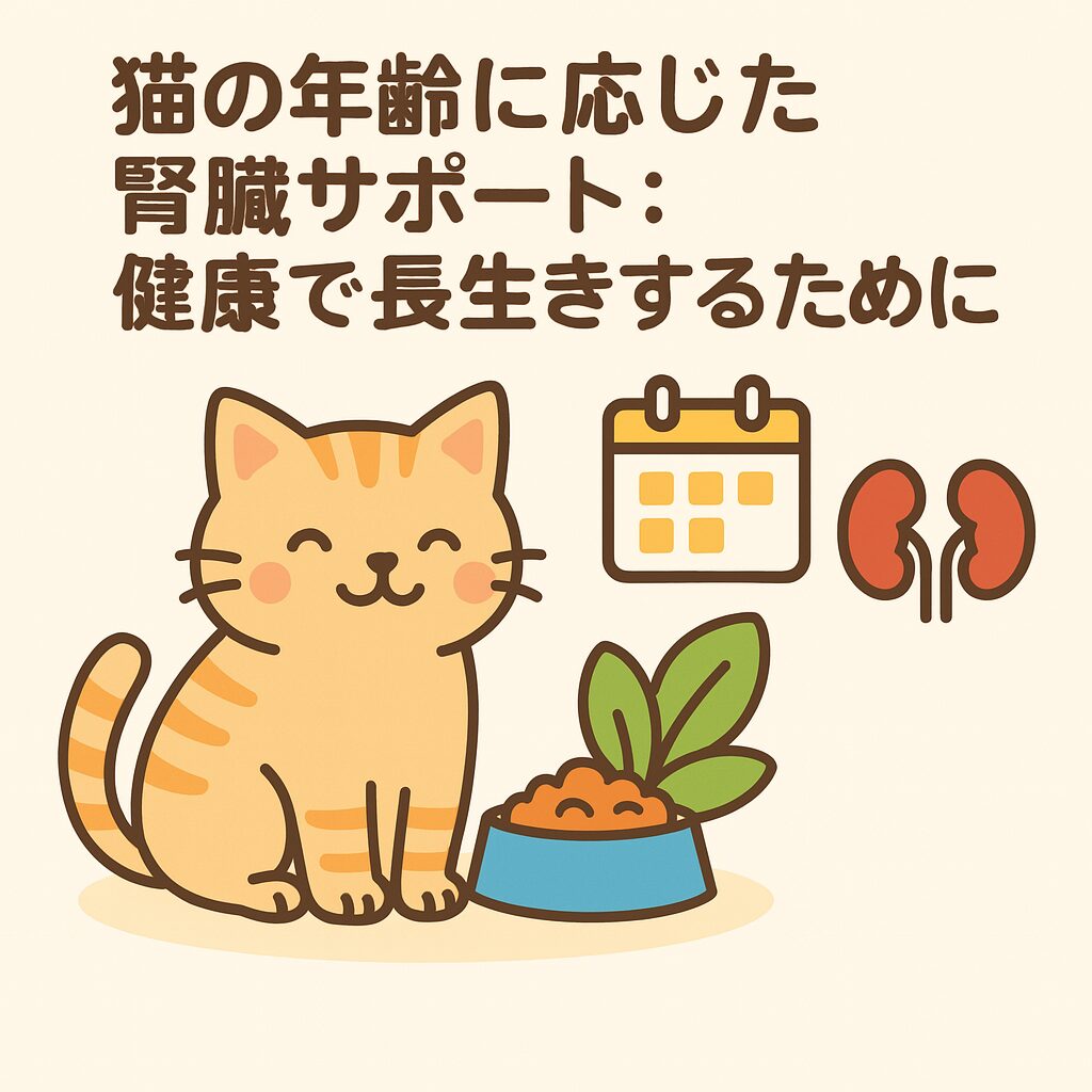 猫の年齢に応じた腎臓サポート：健康で長生きするために