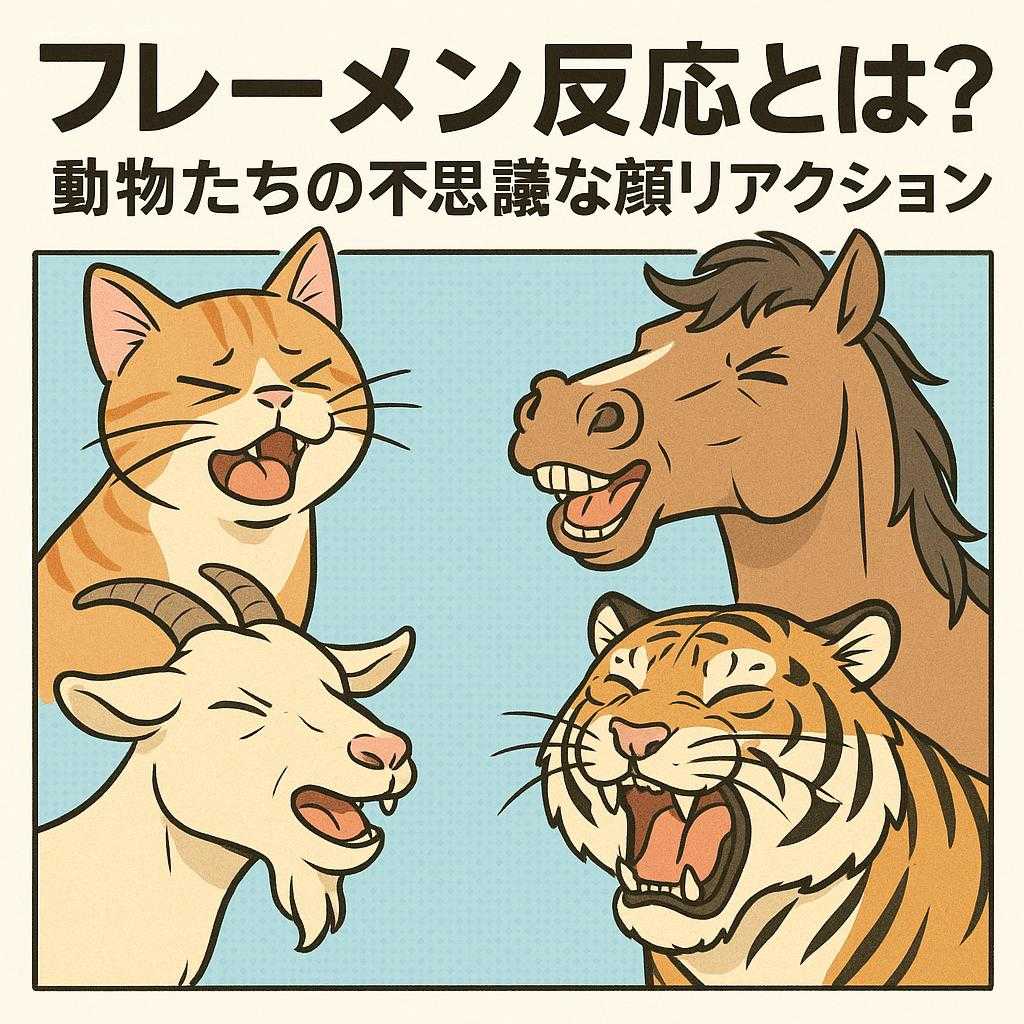 フレーメン反応とは？動物たちの不思議な顔リアクション
