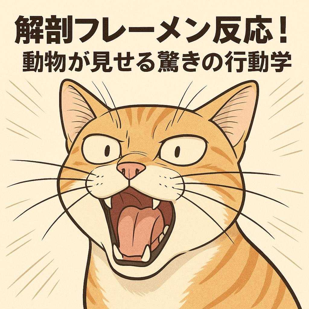 解剖フレーメン反応!動物が見せる驚きの行動学