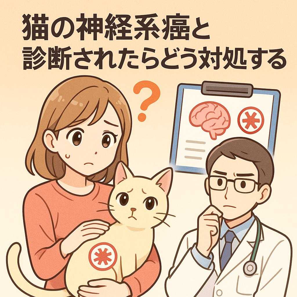 猫の神経系癌と診断されたらどう対処する?