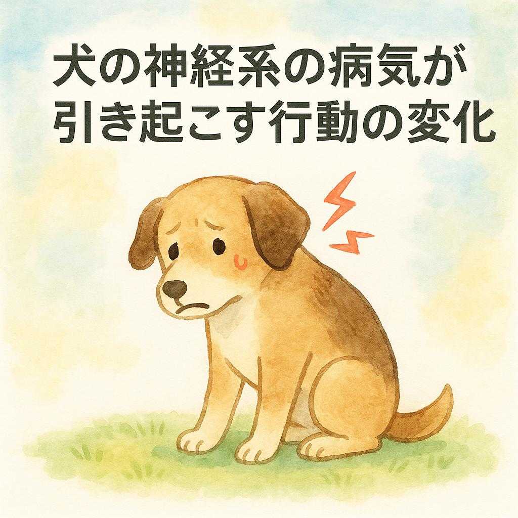 犬の神経系の病気が引き起こす行動の変化