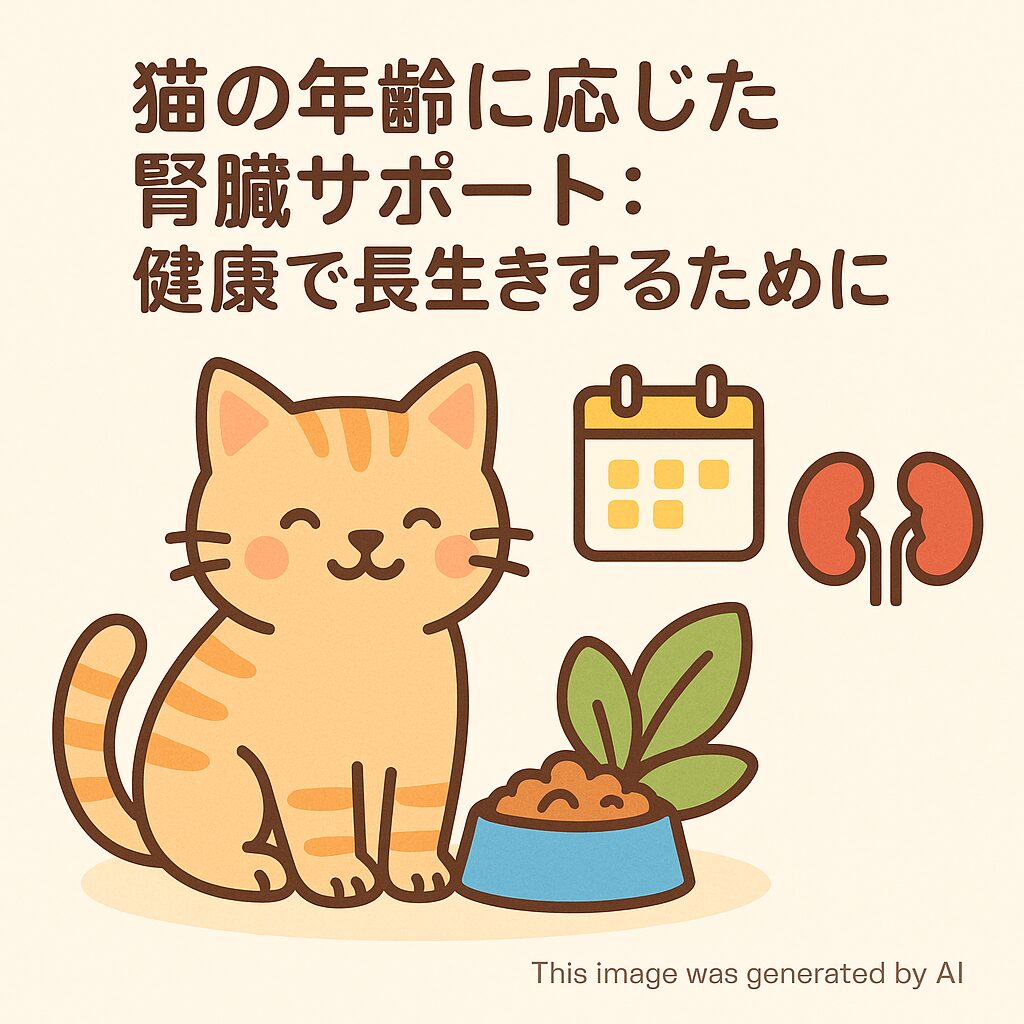 猫の年齢に応じた腎臓サポート：健康で長生きするために