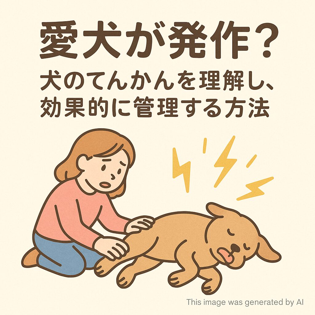 愛犬が発作?犬のてんかんを理解し、効果的に管理する方法