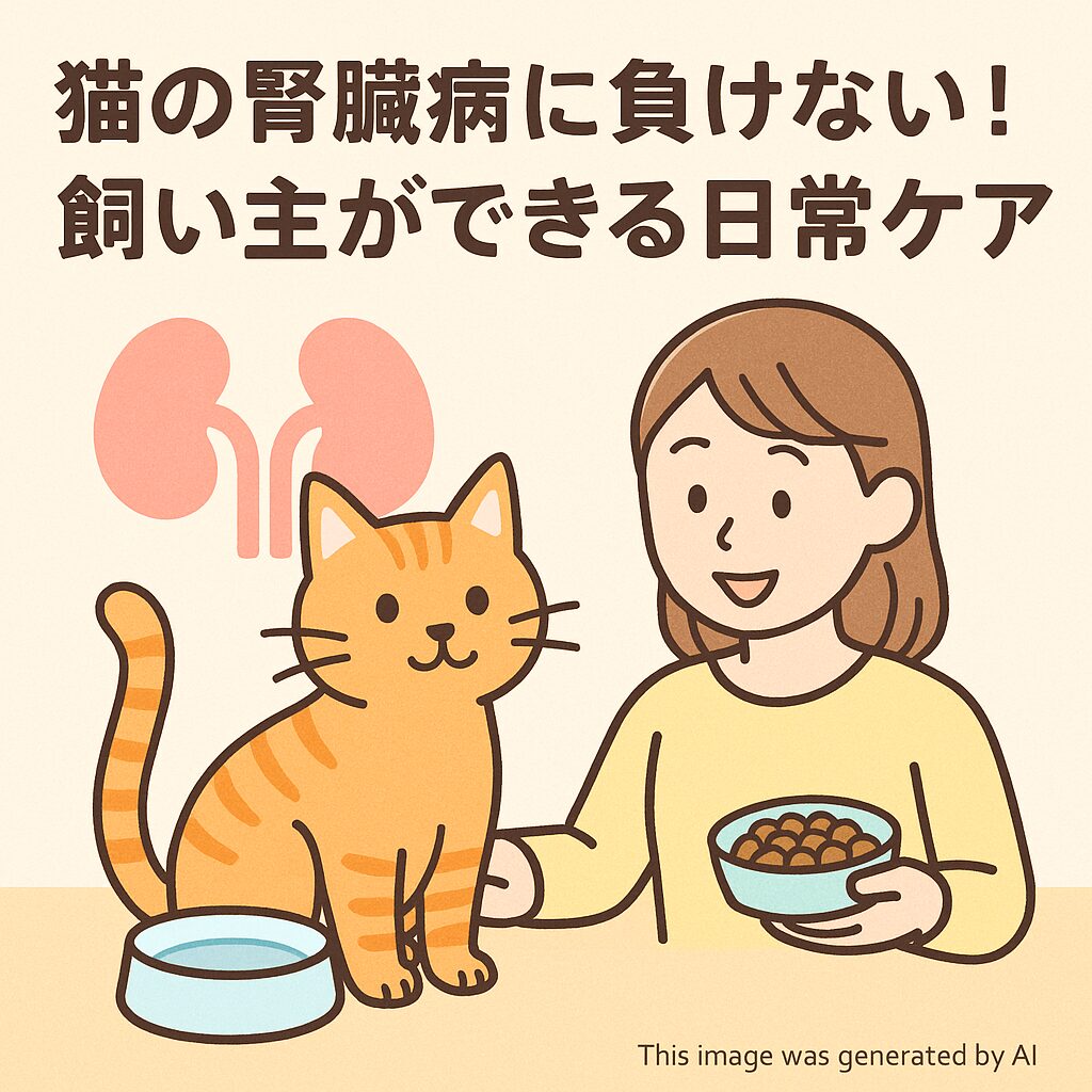 猫の腎臓病に負けない!飼い主ができる日常ケア