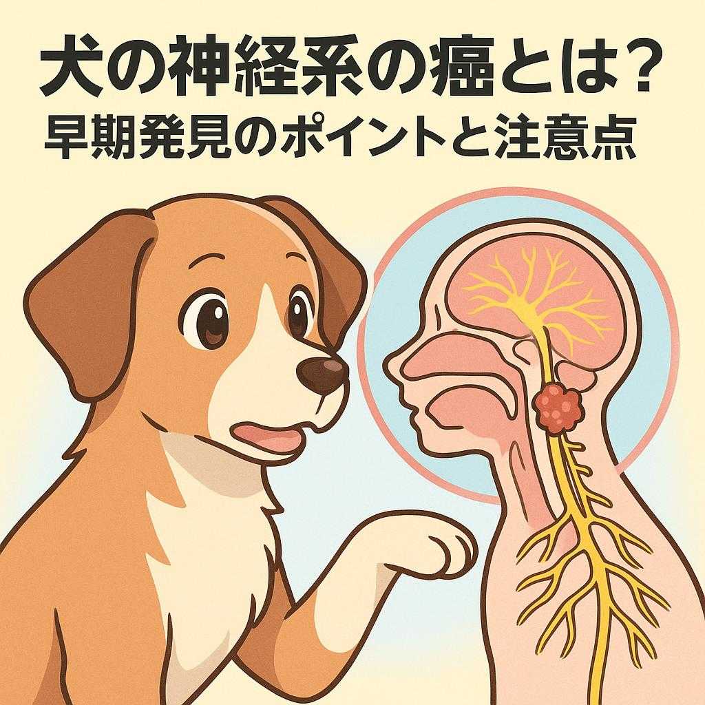 犬の神経系の癌とは?早期発見のポイントと注意点