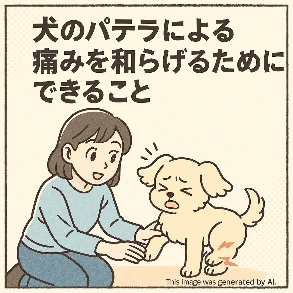 犬のパテラによる痛みを和らげるためにできること