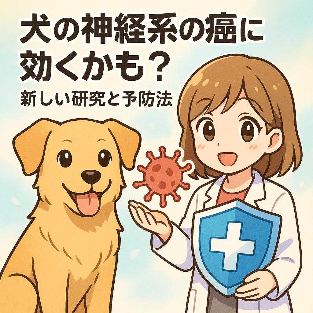 犬の神経系の癌に効くかも? 新しい研究と予防法