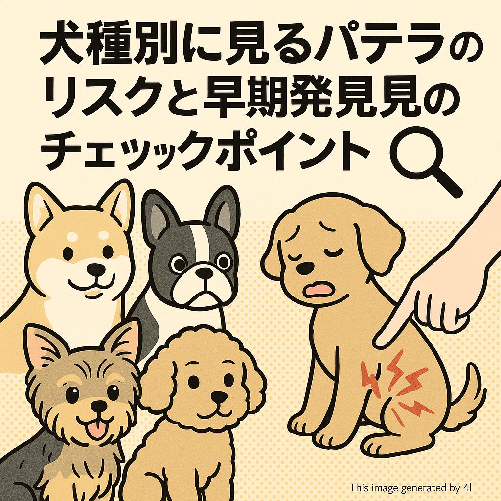 犬種別に見るパテラのリスクと早期発見のチェックポイント