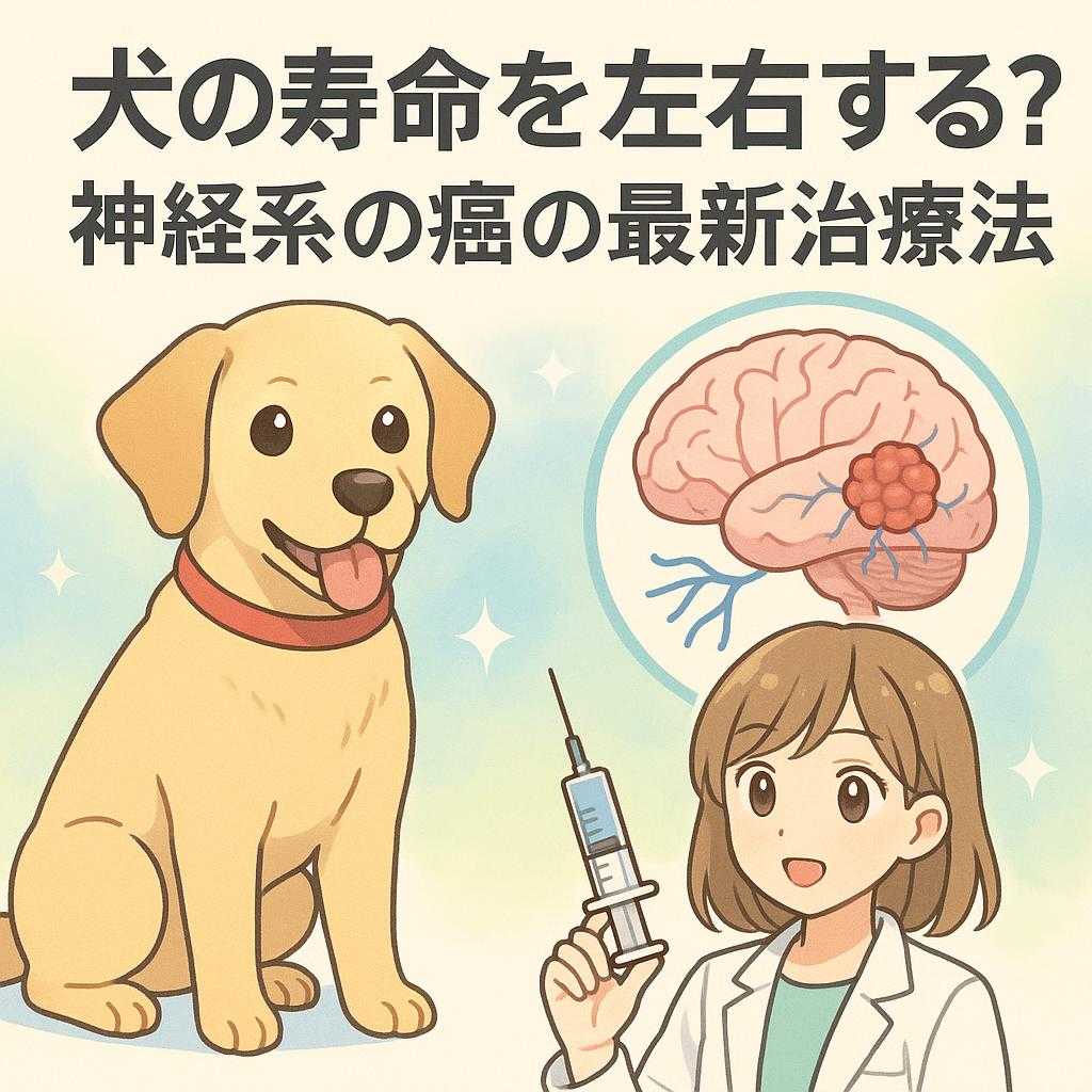 犬の寿命を左右する? 神経系の癌の最新治療法