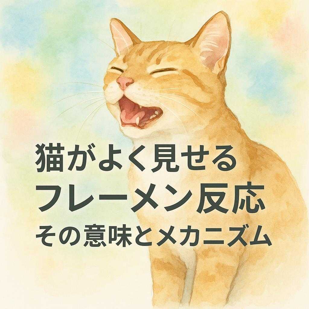 猫がよく見せるフレーメン反応、その意味とメカニズム