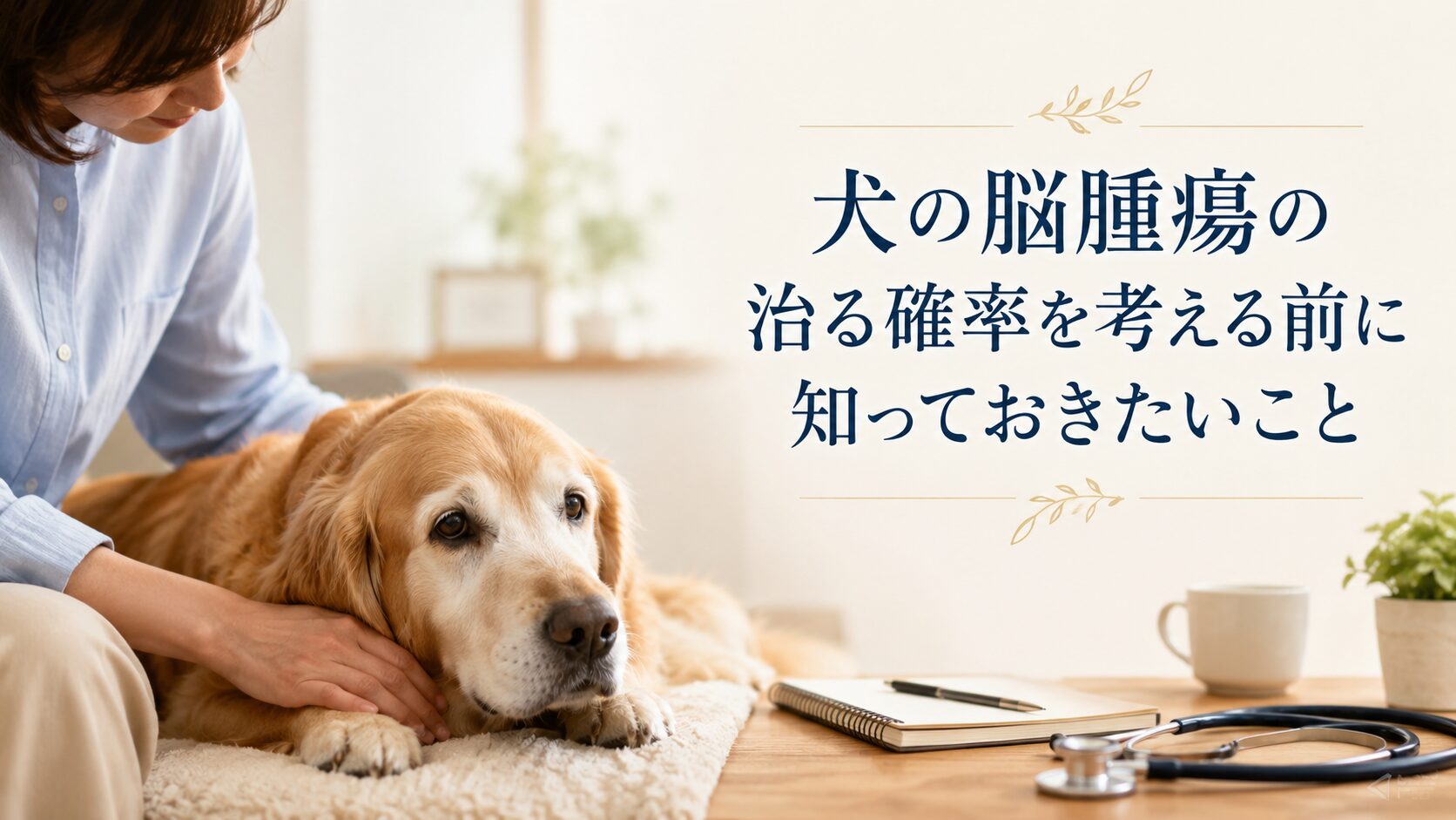 犬の脳腫瘍の治る確率を考える前に知っておきたいことイメージ